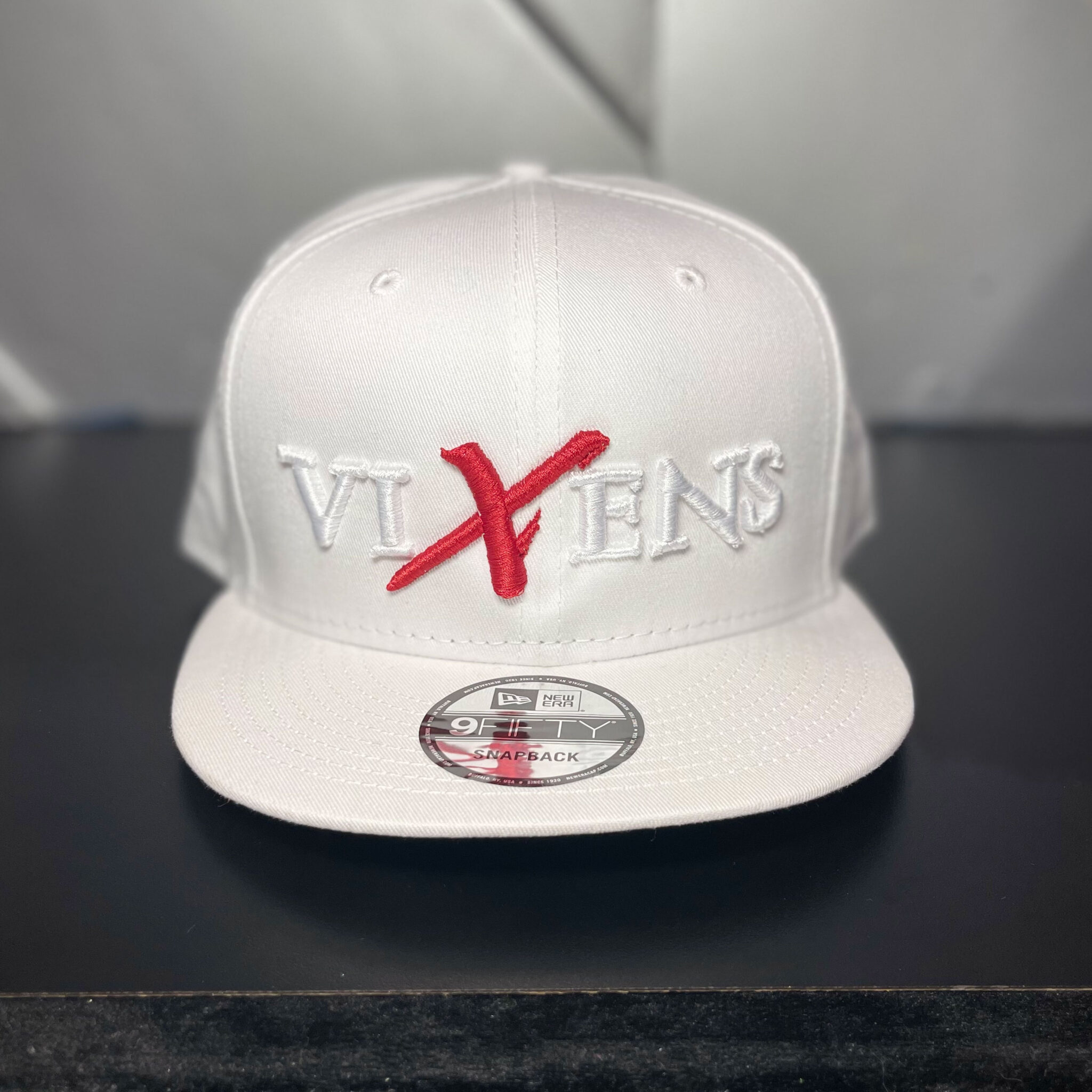 Hat (White Red X)