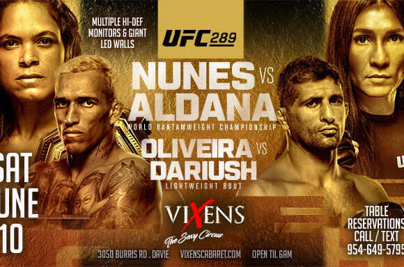 UFC 289 Watch Party –  Saturday, June 10
