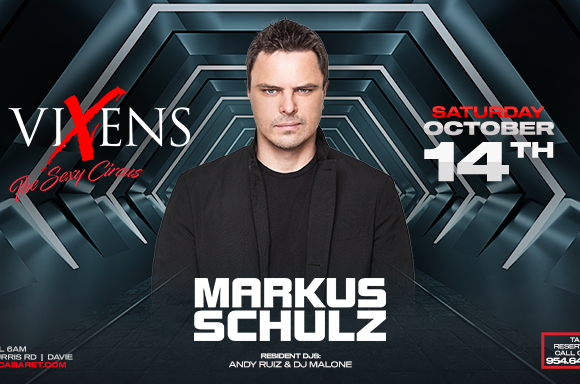 Markus Shulz – Saturday, October 14