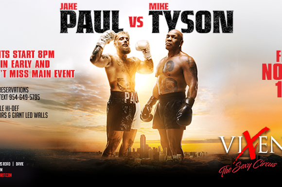 Paul v Tyson Watch Party!! Friday, November 15