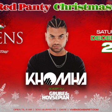 Red Panty Party – Khomha – Saturday, December 21