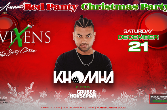 Red Panty Party – Khomha – Saturday, December 21