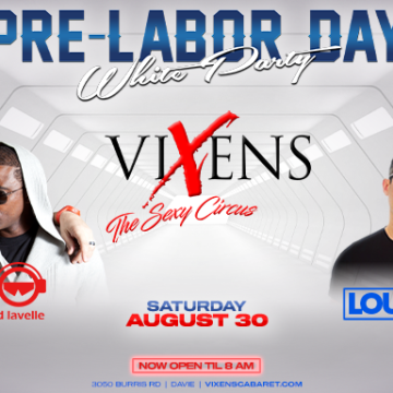 Pre Labor Day Party – Scooter & Lavelle w/ Louis Dee – Saturday, August 30