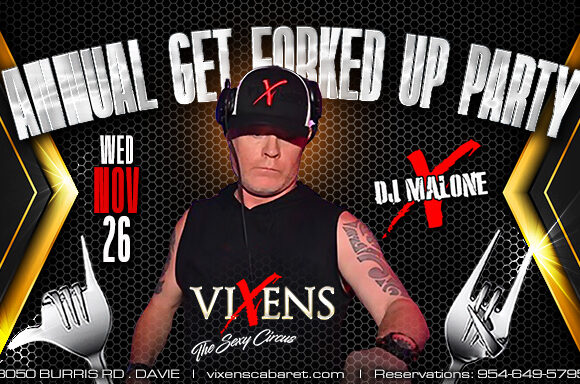 Get Forked Up – Wednesday, November 26 Get Forked Up – Wednesday, November 26