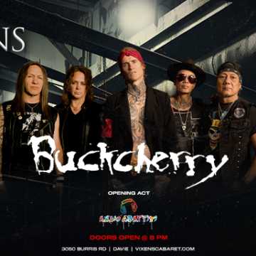 Buckcherry – Saturday,  November 15