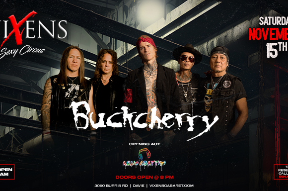 Buckcherry – Saturday,  November 15