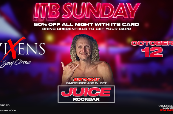 ITB Sunday, Oct 12 – Juice