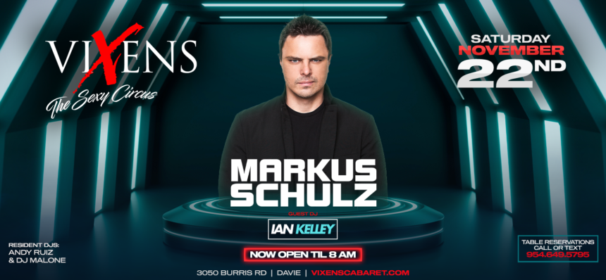 Markus Schulz – Saturday, November 22