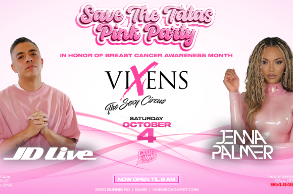 Pink Party w/ Jenna & JD Live – Saturday, Oct 4