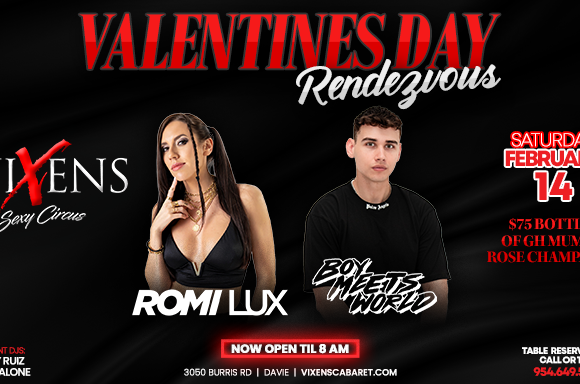 Valentines Rendezvous – Saturday, February 14