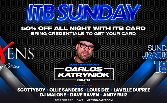 ITB Sunday, January 18 – Scottyboy – Ollie Sanders – Louis Dee – Lavelle Dupree ITB Sunday, January 18 – Scottyboy – Ollie Sanders – Louis Dee – Lavelle Dupree