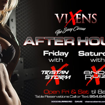 Friday & Saturday After Hours – Open Til 8am