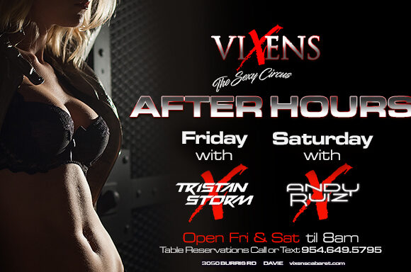 Friday & Saturday After Hours – Open Til 8am