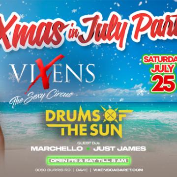 Xmas In July – Drums Of The Sun