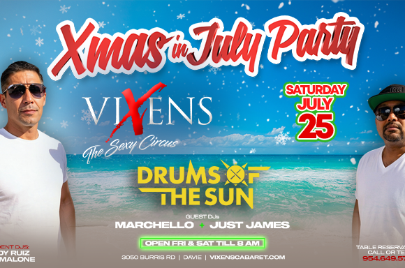 Xmas In July – Drums Of The Sun