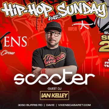 Scooter – Hip Hop Sunday, Sept 20
